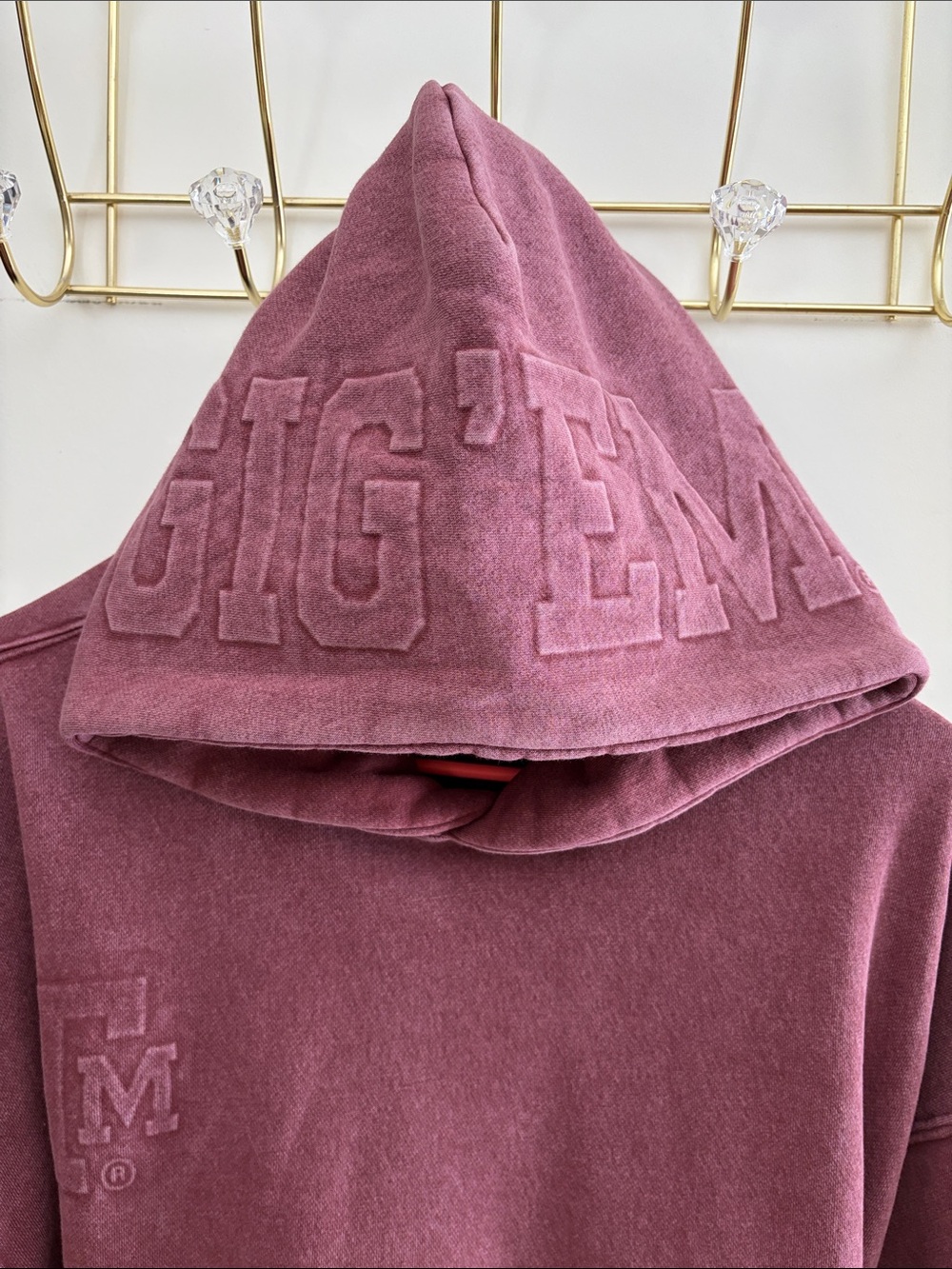 Oversized Texas A&M Aggies hoodie | S